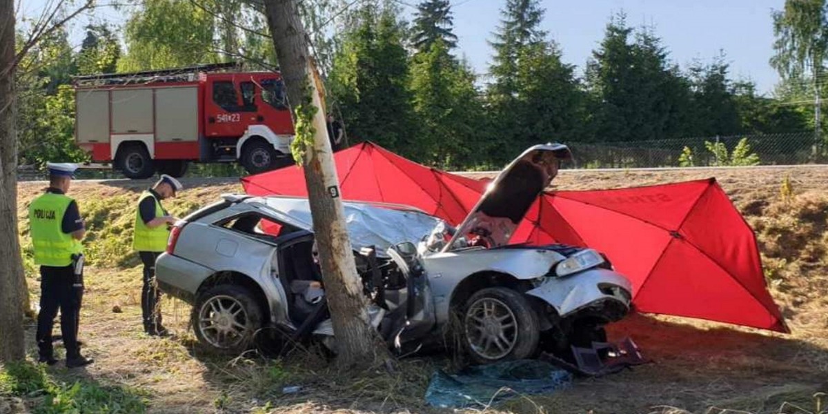 Śmiertelny wypadek w Typinie. 7-latek walczy o życie.