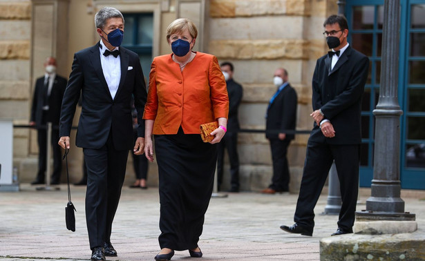 Angela Merkel z mężem
