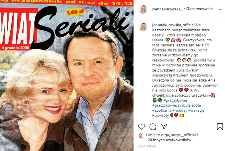 Joanna Kurowska na Instagramie