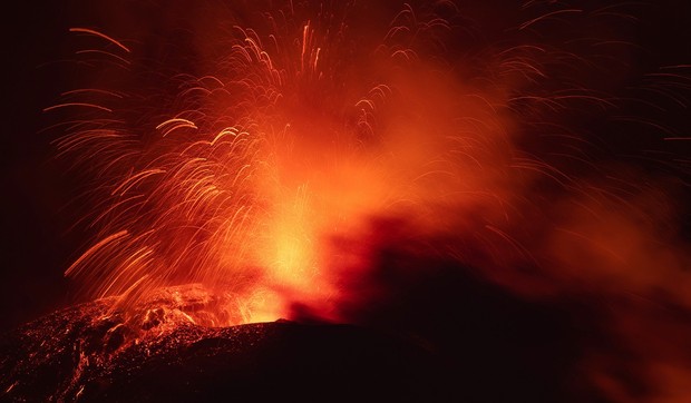 Erupcija Etne na Siciliji