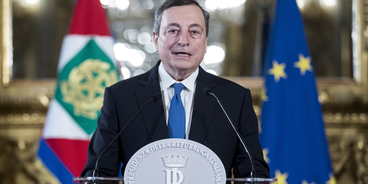Nowy premier Włoch będzie musiał przezwyciężyć kryzysy gospodarczy, społeczny i polityczny. Były szef EBC zgodził się podjąć próbę.