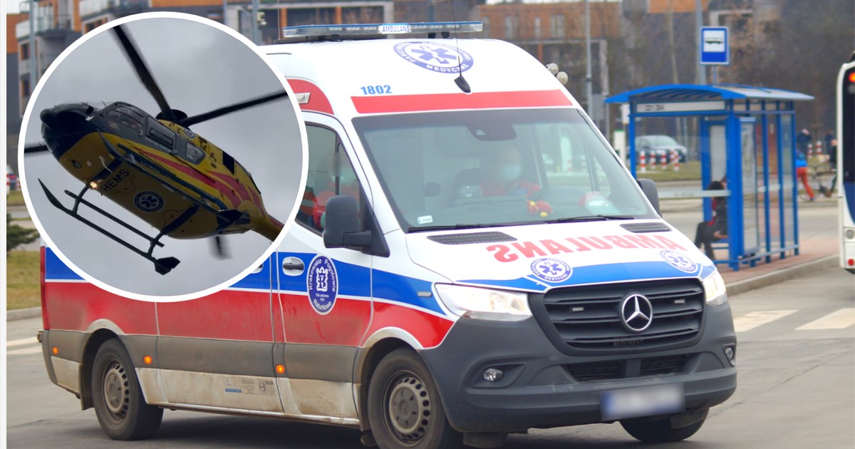 Wypadek na drodze 956
