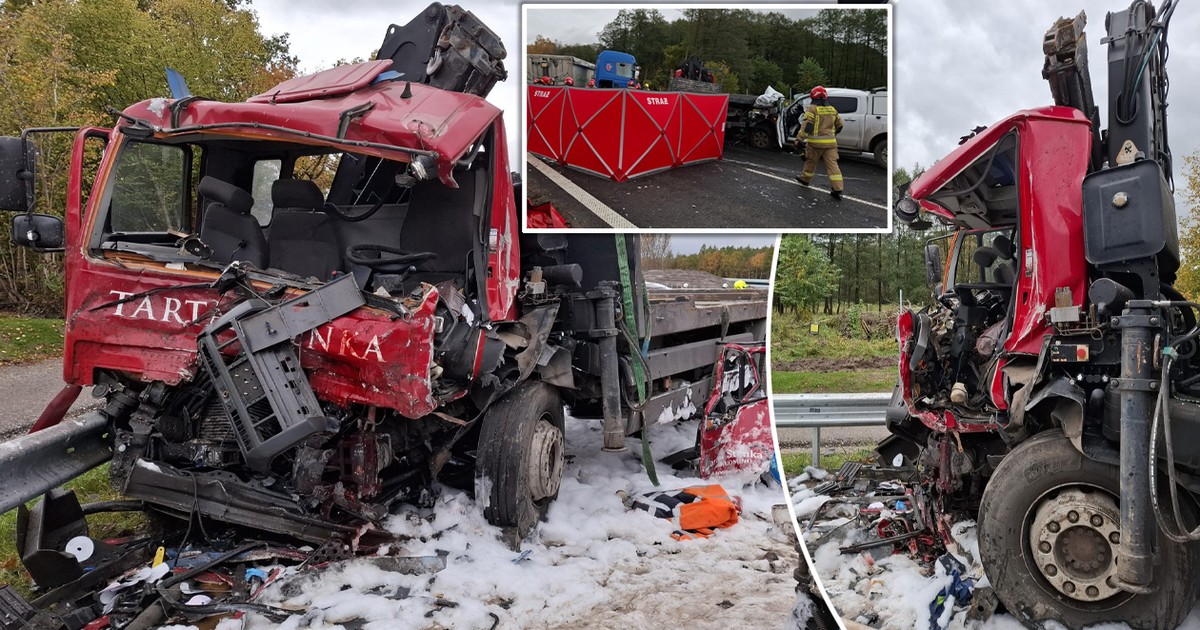 Świadkowie aż odwracali wzrok. Zostało tylko pół kabiny. Tragedia na Trasie Kaszubskiej
