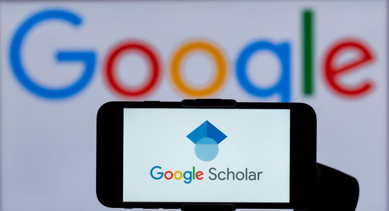 A study found research papers suspected of using AI on Google Scholar. SOPA Images/Getty Images