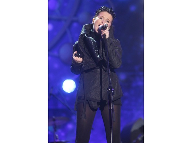 Anna Świątczak na scenie.