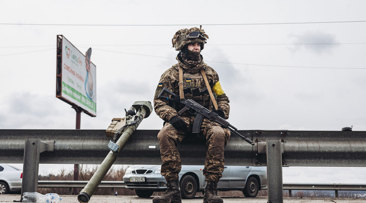 Az orosz megszállók a civil lakosságra is veszélyt jelentenek /Fotó: Northfoto