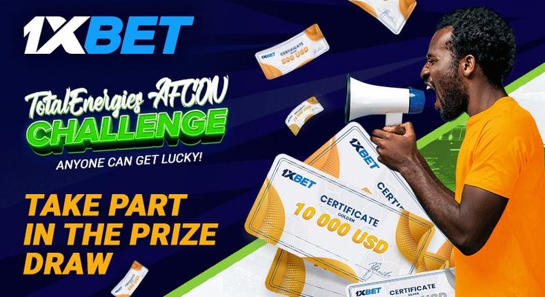 Fabulous prizes at 1xBet through the Total Energies AFCON promotion. 
