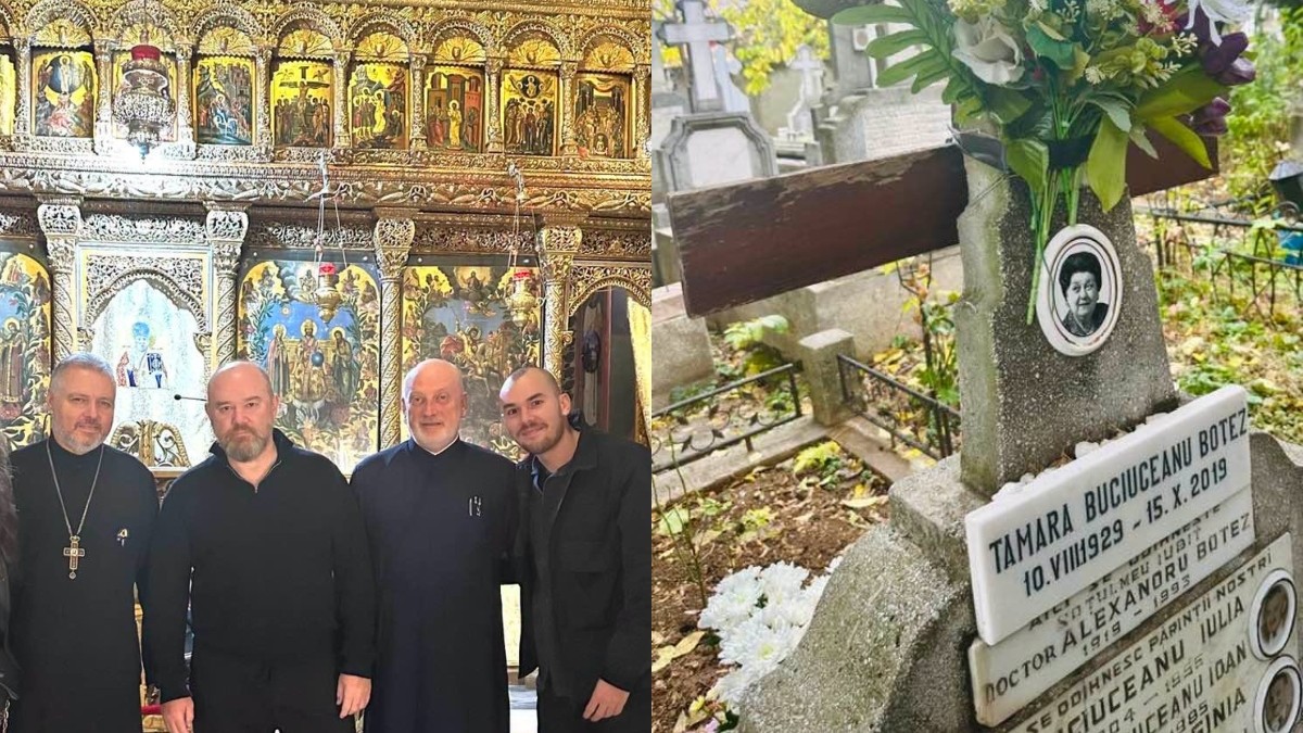 Actorul Mihai Constantin a făcut parastasul de 7 ani pentru Tamara Buciuceanu-Botez
