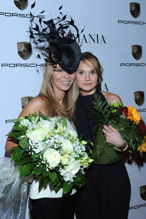 Joanna Przetakiewicz i Magda Butrym na pokazie kolekcji La Manii w 2011 r.