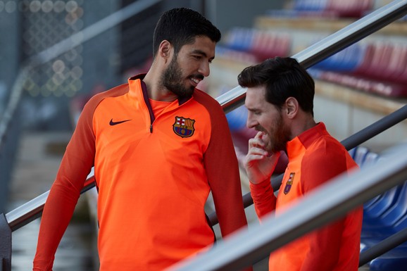 Luis Suarez i Lionel Mesi