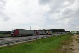 Granica z Białorusią: ciężarówki odprawiane są na bieżąco. Sytuacja się ustabilizowała