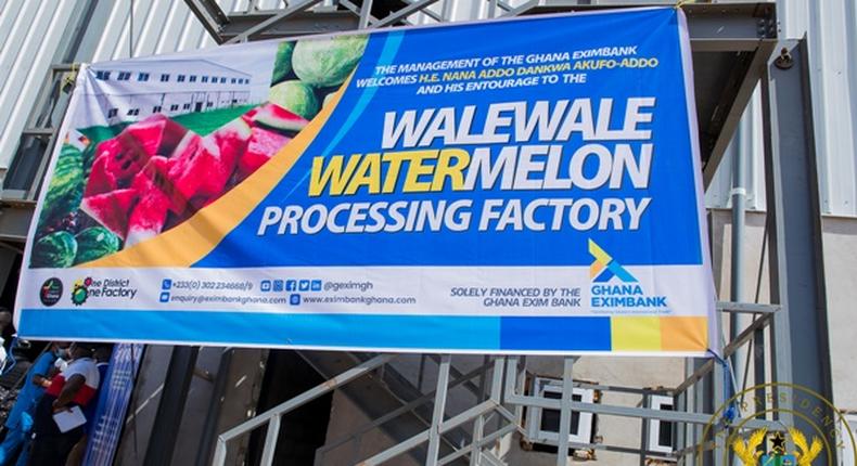 Walewale watermelon juice factory