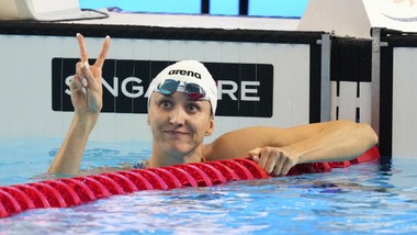 katarzyna wasick mistrzynią europy w pływaniu. zdobyła złoty medal na 50 m stylem dowolnym