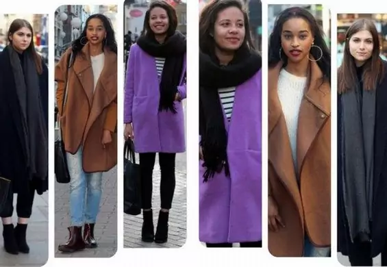 Street style: płaszcze zima 2014/2015
