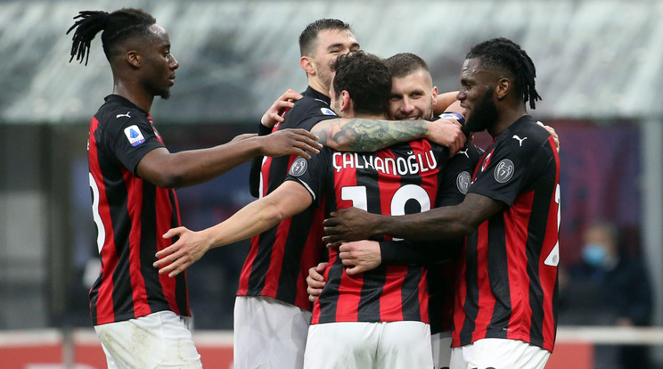 Nem sokára már a felnőttek között is szerepelhet az AC Milan magyat játékosa, Milos Kerkez / Fotó: EPA/Matteo Bazzi