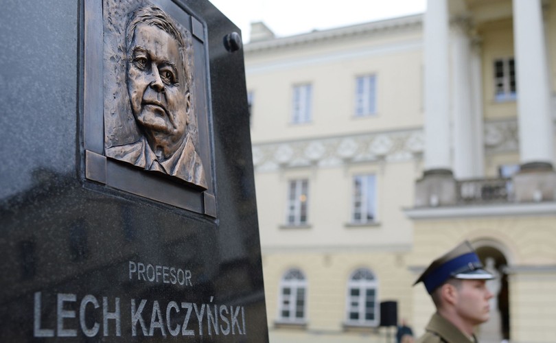 Uroczystość w 14. rocznicę zaprzysiężenia Lecha Kaczyńskiego na prezydenta stolicy