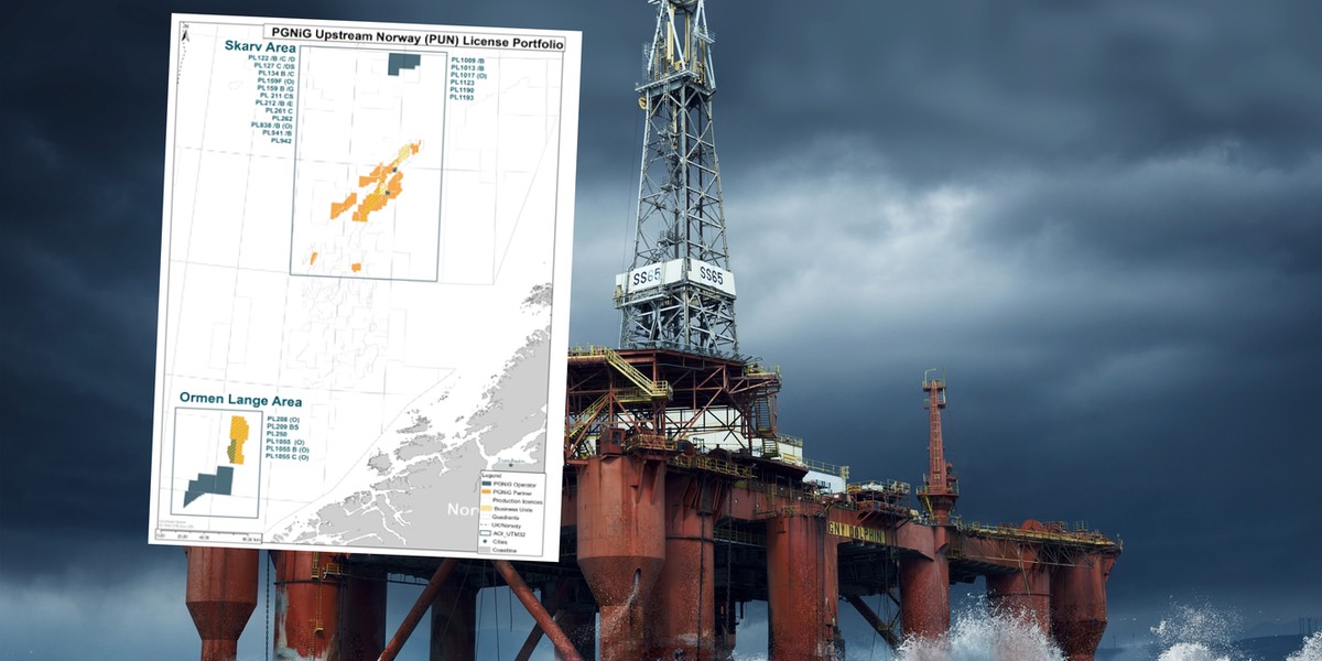 Odwiert PGNiG Upstream Norway na Morzu Norweskim wykazał większe złoża niż przedtem szacowano