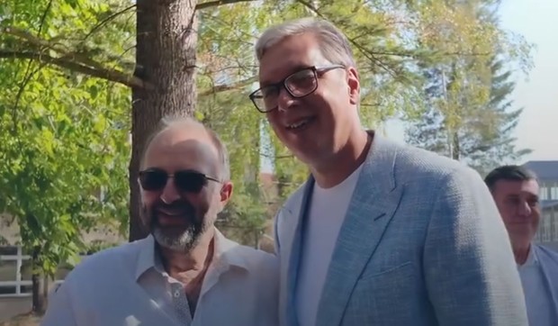 Aleksandar Vučić i Predrag Smiljković