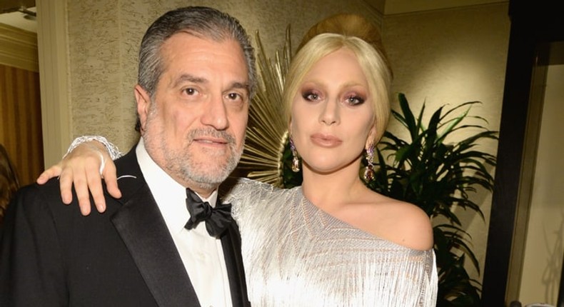 Lady Gaga and father, Joe Germanotta 