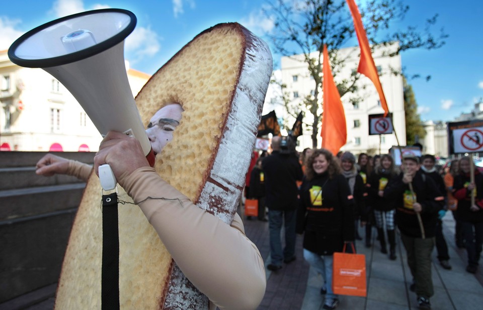 WARSZAWA STRAJK ŻYWNOŚCI HAPPENING