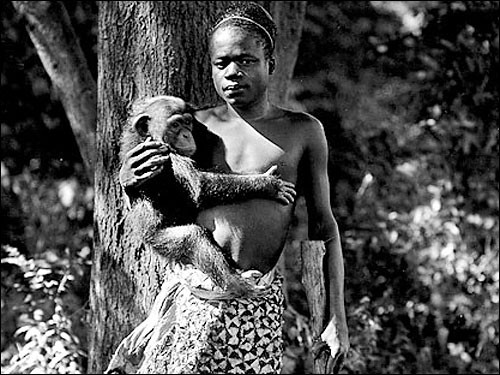 Ota Benga w Bronx Zoo