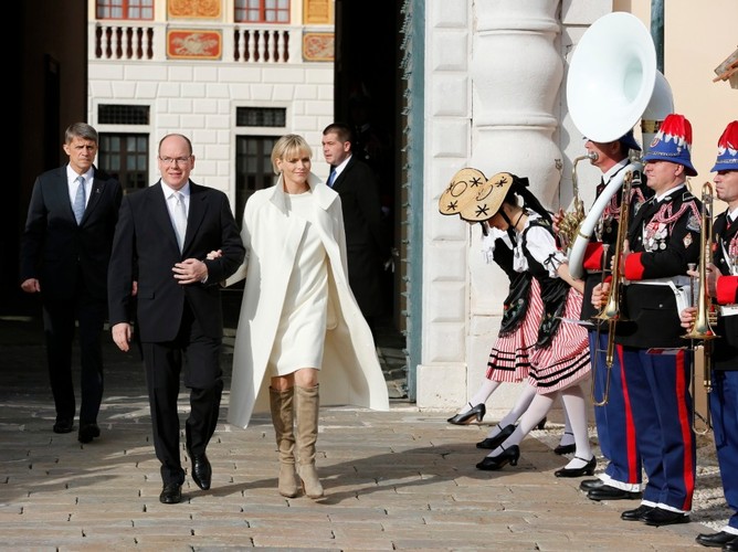 Księżna Charlene i Książę Albert II