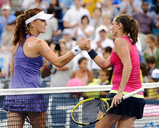 Agnieszka Radwańska i Roberta Vinci