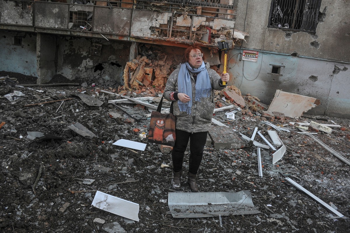 Charków po bombardowaniach, 17 marca