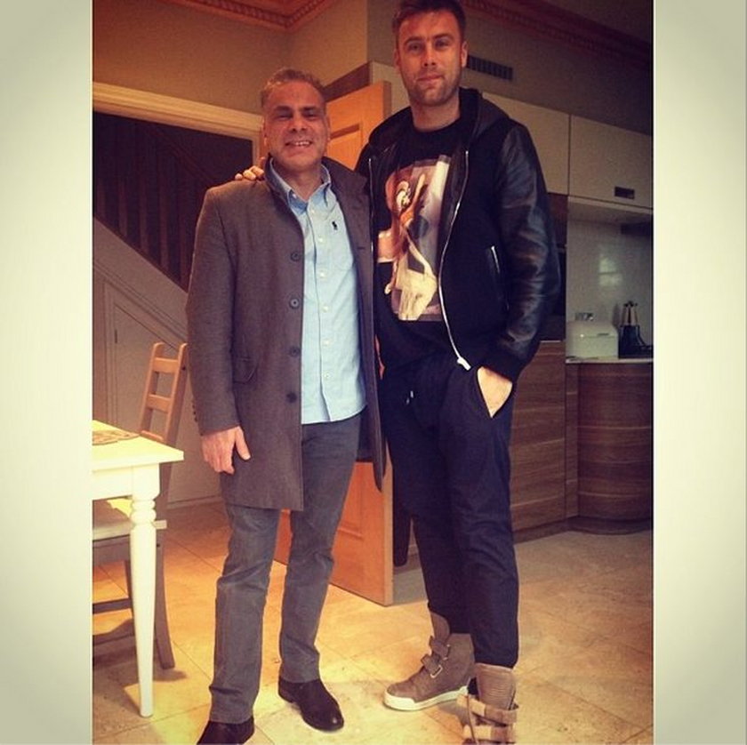 Artur Boruc w bluzie Bambi Givenchy