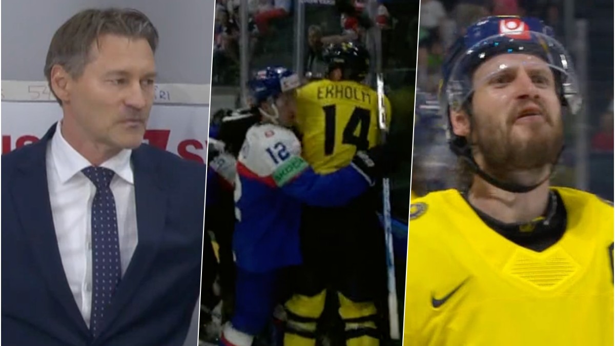 Švédsky kapitán Oliver Ekman-Larsson si vyšliapol na slovenskú striedačku. 