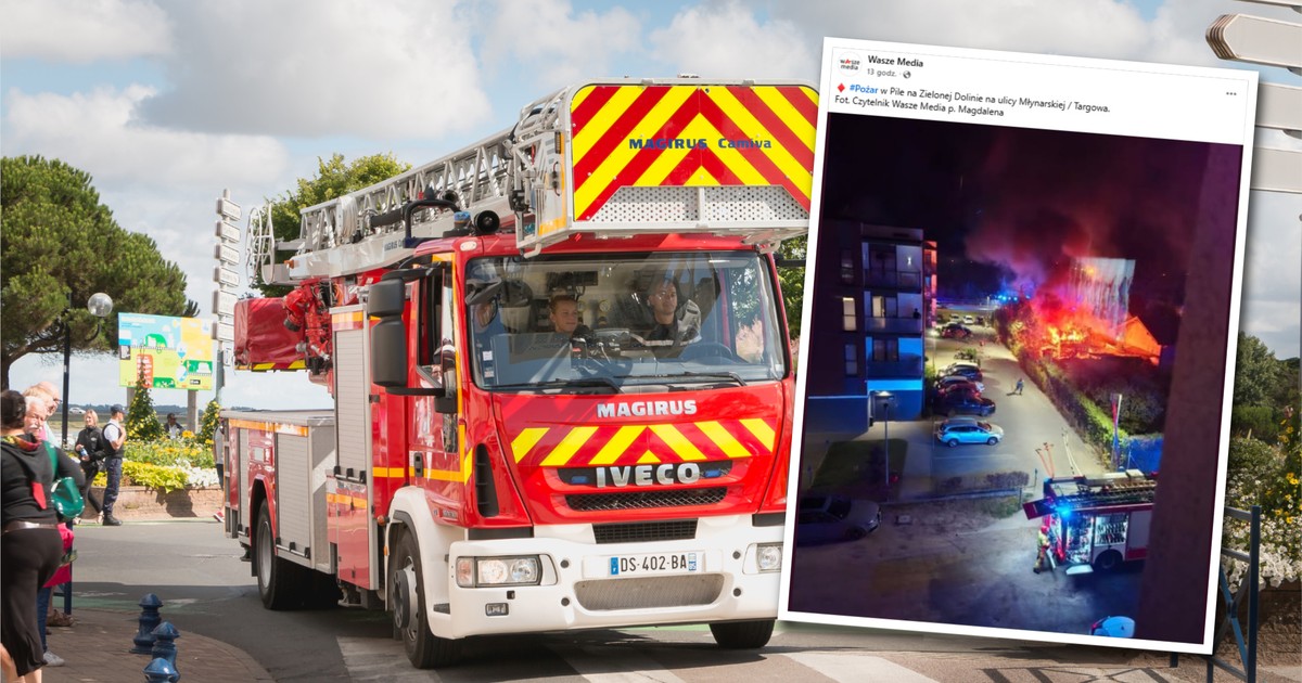 Garaż w Pile spłonął, właściciel z obrażeniami. Ustalenia policji niepokoją