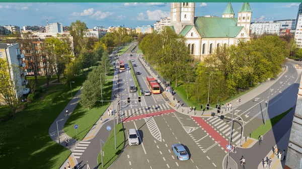 Tak ma wyglądać po przebudowie okolica kościoła pw. św. Karola Boromeusza