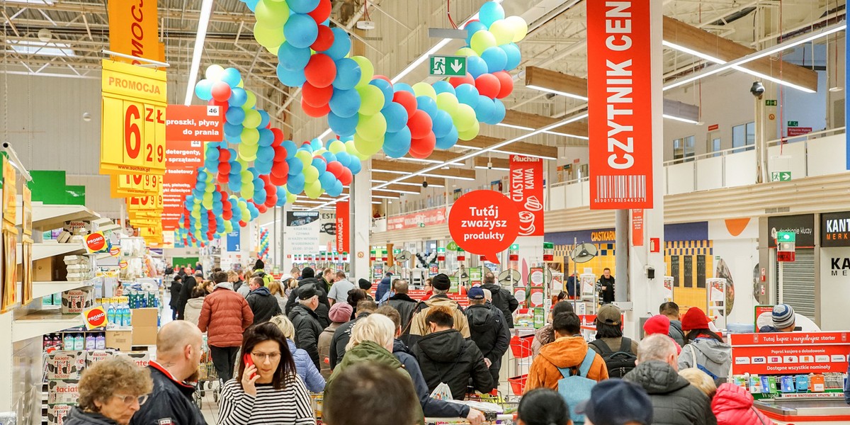 Auchan. Zdjęcie ilustracyjne