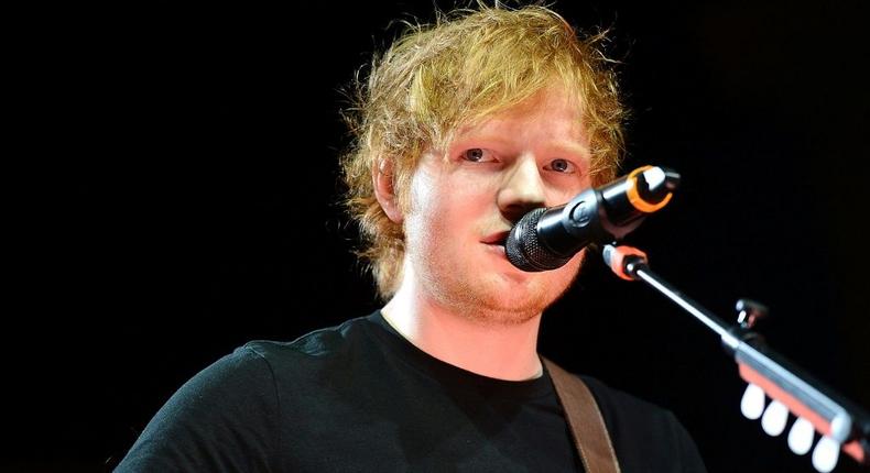 Singer/songwriter Ed Sheeran