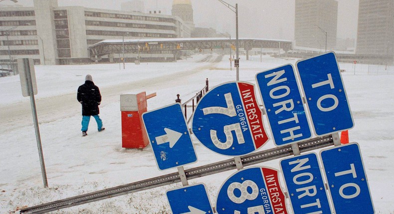 Blizzards can be deadly.Curtis Compton/AP