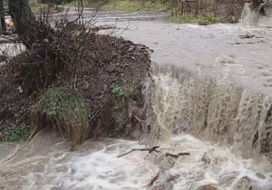 Izlivanje bujičnog potoka u Priboju