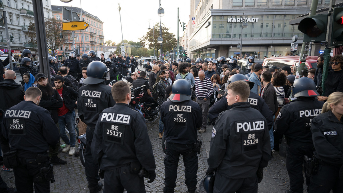 Berlin: Przemoc i antysemityzm na propalestyńskiej demonstracji 