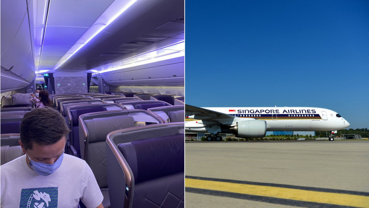 Lot Singapore Airlines z Singapuru do Nowego Jorku, tylko 11 pasażerów na pokładzie
