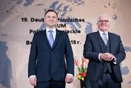 Prezydent Polski Andrzej Duda i prezydent Niemiec Frank-Walter Steinmeier.