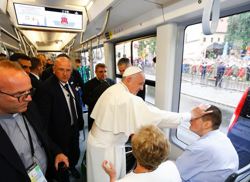 Papież w tramwaju