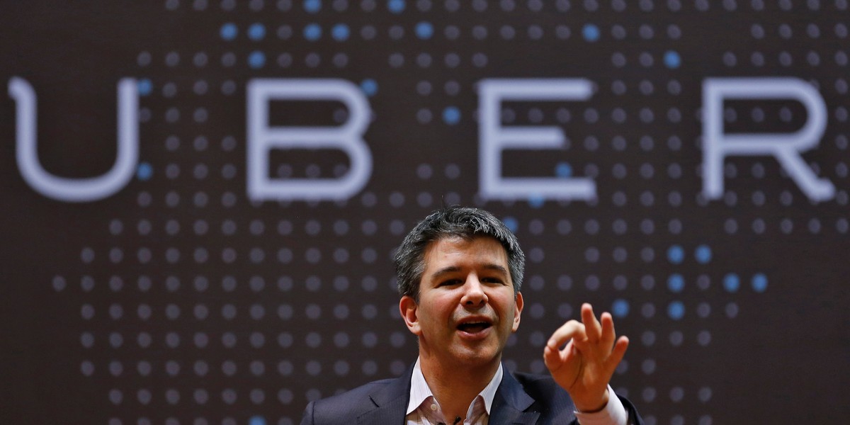 Travis Kalanick, współzałożyciel i prezes zarządu Ubera