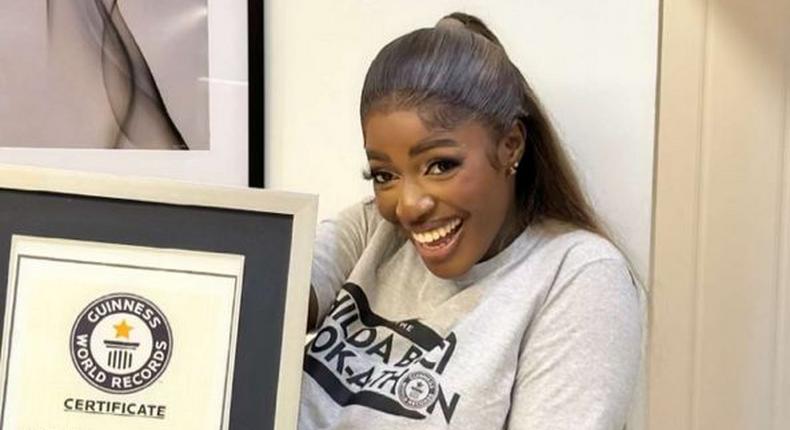 Hilda Baci Finally Collects Her Guinness World Records Certificate Pulse Nigeria 