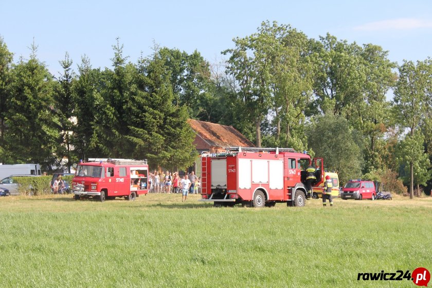 Dmuchany zamek przygniótł dziecko