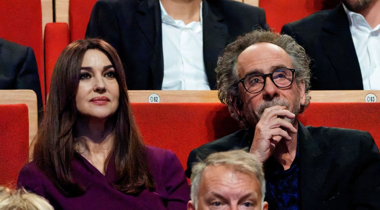 Monica Bellucci és Tim Burton