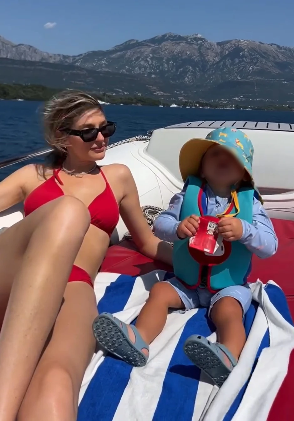 Anđela Jovanović sa sinom
