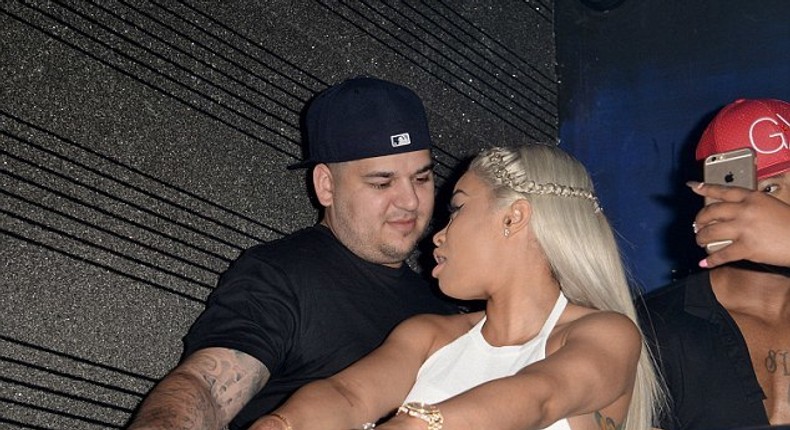 Rob Kardashian, Blac Chyna in Miami