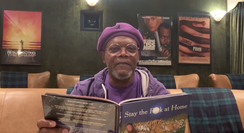 Samuel L. Jackson to Fans: 'Stay the F*** at Home'