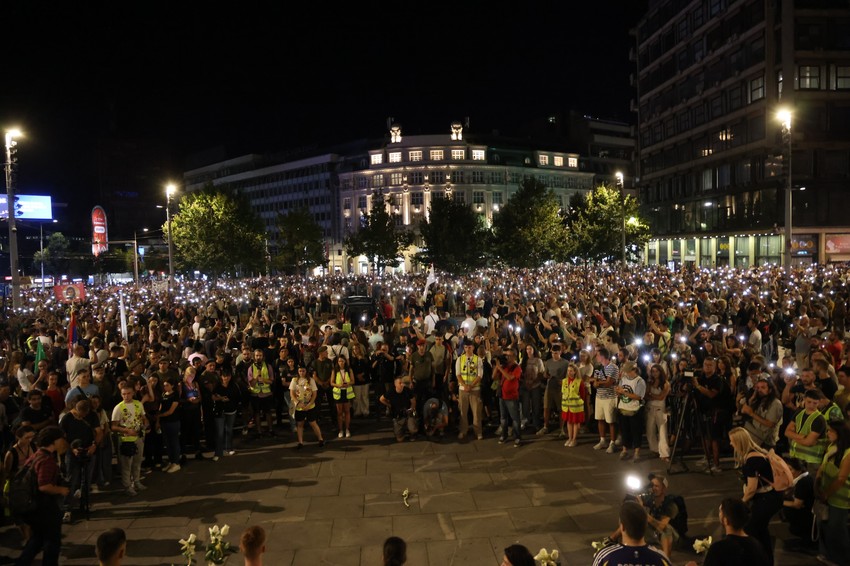 Protest Trg Republike