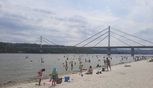 Nizak vodostaj Dunava kod Štranda