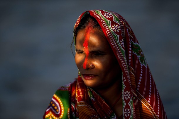 Chhath festival in Kathmandu